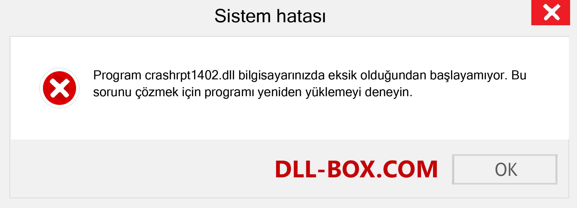 crashrpt1402.dll dosyası eksik mi? Windows 7, 8, 10 için İndirin - Windows'ta crashrpt1402 dll Eksik Hatasını Düzeltin, fotoğraflar, resimler